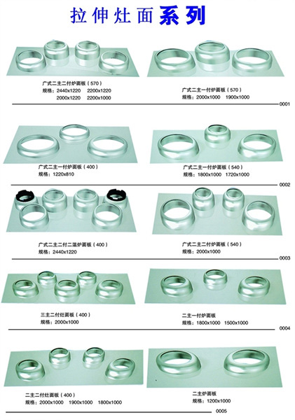 小炒不锈钢炉面冲压件